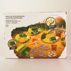 Pista Delle Macchinine Con Dinosauri.